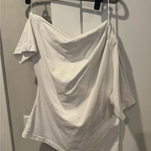 Elegant White Off-Shoulder Top - Banana Republic